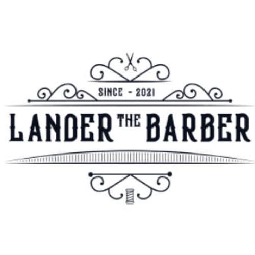 Lander The Barber logo