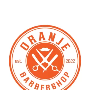 Barbershop oranje logo